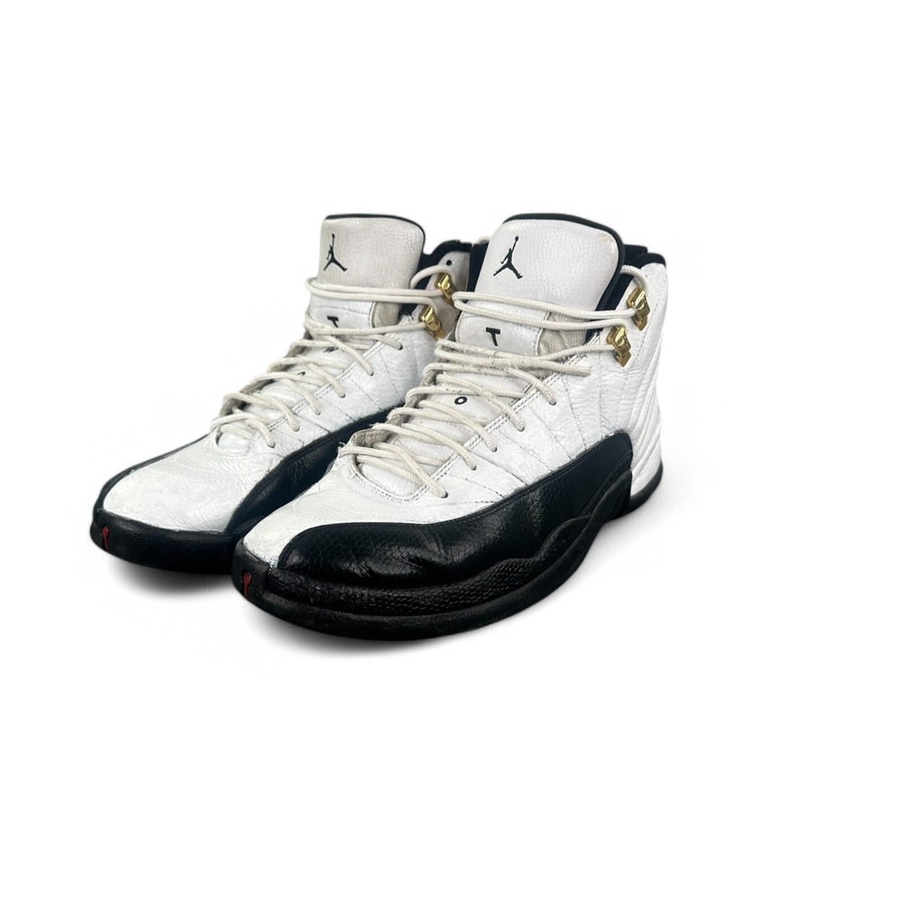 Nike Jordan 12 Retro Taxi 2013 Mens Basketball Sneaker Shoes 130690-125 Sz 10.5